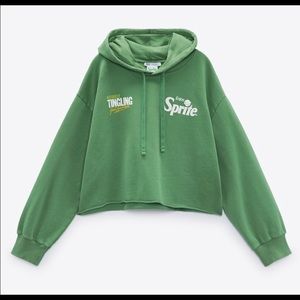 Zara sprite sweatshirt